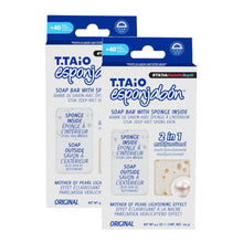 Load image into Gallery viewer, T.TAiO Esponjabon Mother Of Pearl Soap Sponge For Face & Body (2 Pack)