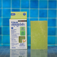 Load image into Gallery viewer, T.TAiO Esponjabon Cucumber-Melon Soap Sponge For Face & Body (2 Pack)