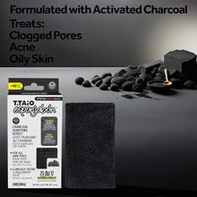 Load image into Gallery viewer, T.TAiO Esponjabon Charcoal Soap Sponge For Face & Body (2 Pack)