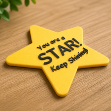 Load image into Gallery viewer, Personalised Star Keyring, Magnet or Token