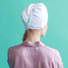 Load image into Gallery viewer, Daily Concepts Daily Hair Wrap Towel White