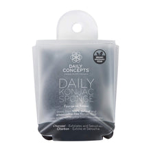 Load image into Gallery viewer, Daily Concepts Daily Konjac Sponge Charcoal