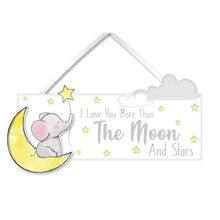 Load image into Gallery viewer, Woodland Elephant Wooden Nursery Sign