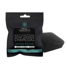Load image into Gallery viewer, Daily Concepts Multi Functional Soap Sponge Charcoal (3 Pack)