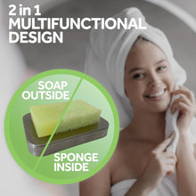 Load image into Gallery viewer, T.TAiO Esponjabon Cucumber-Melon Soap Sponge For Face &amp; Body (2 Pack)
