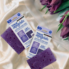 Load image into Gallery viewer, T.TAiO Esponjabon Lavender Soap Sponge For Face &amp; Body (2 Pack)
