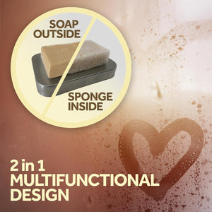 T.TAiO Esponjabon Oatmeal Soap Sponge For Face & Body (2 Pack)