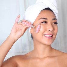 Load image into Gallery viewer, Daily Concepts Daily Rose Quartz Facial Roller
