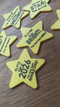Load and play video in Gallery viewer, Personalised Star Keyring, Magnet or Token
