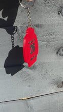 Load and play video in Gallery viewer, Personalised School Leavers Hoodie Keyring – Class of 2026 Gift
