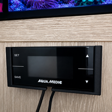 Load image into Gallery viewer, 3D Printed Aqua Medic Temperature Controller Holder
