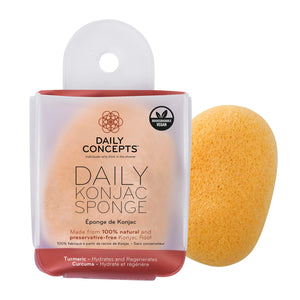 Daily Concepts Daily Konjac Sponge Turmeric