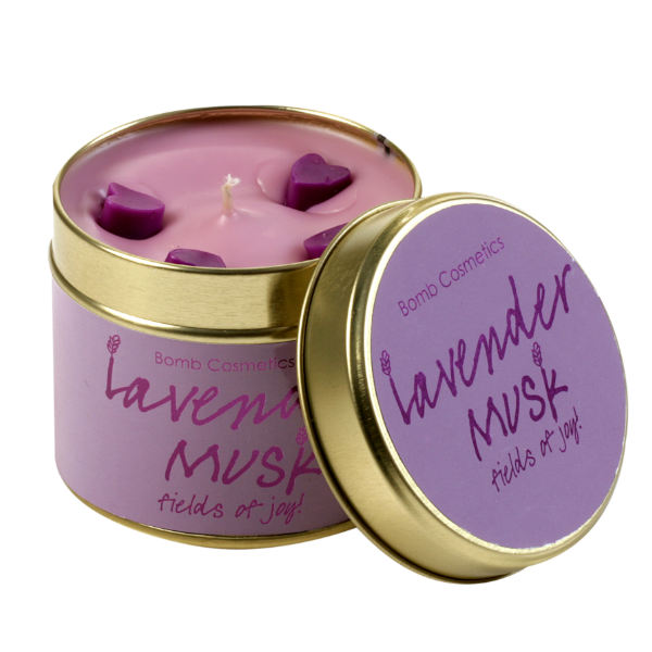 Bomb Cosmetics Lavender Musk Tin Candle