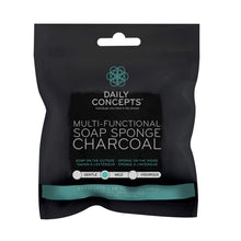 Load image into Gallery viewer, Daily Concepts Multi Functional Soap Sponge Charcoal

