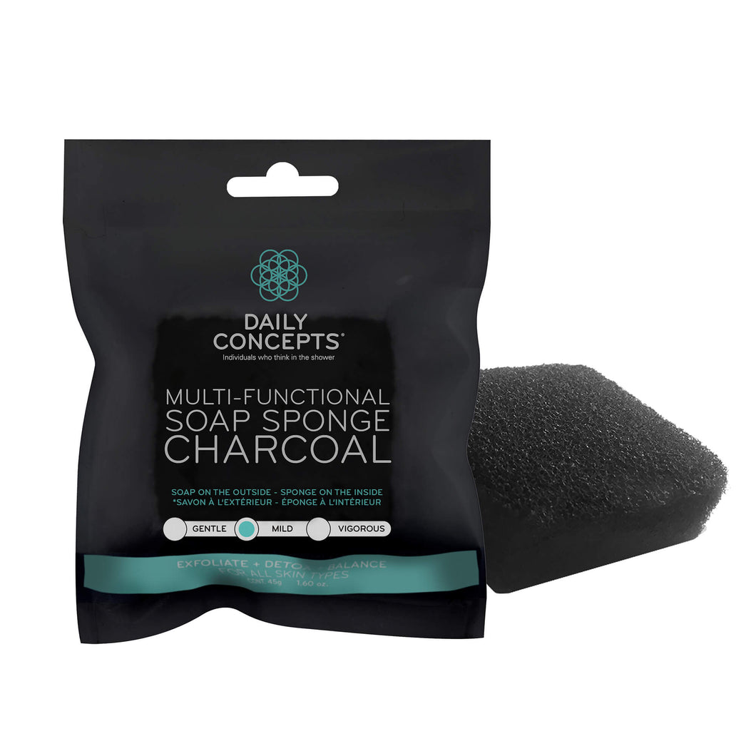 Daily Concepts Multi Functional Soap Sponge Charcoal