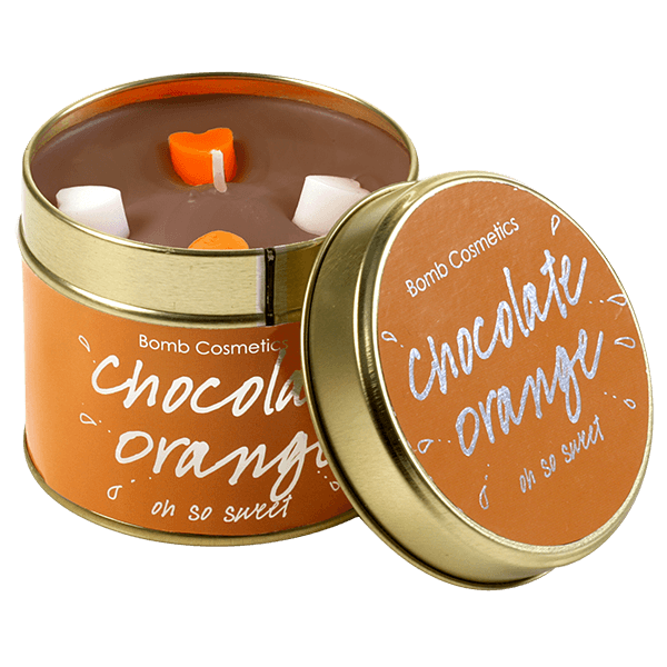Bomb Cosmetics Chocolate Orange Tin Candle