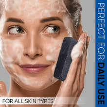 Load image into Gallery viewer, T.TAiO Esponjabon Charcoal Soap Sponge For Face &amp; Body
