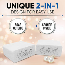 Load image into Gallery viewer, T.TAiO Esponjabon Mother Of Pearl Soap Sponge For Face &amp; Body
