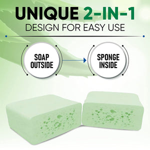 T.TAiO Esponjabon Aloe Vera Soap Sponge For Face & Body