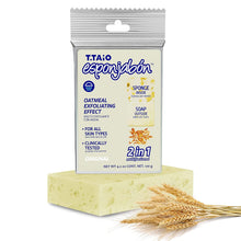 Load image into Gallery viewer, T.TAiO Esponjabon Oatmeal Soap Sponge For Face &amp; Body
